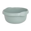 1 x 28cm Round Silver Sage Plastic Washing Up Bowl, 5L Litre Capacity Mixing Bowl with Integral Handle Home, Kitchen, Sink, Basin Organiser Multipurpose Use, Dish Wash, Storage Container view 4