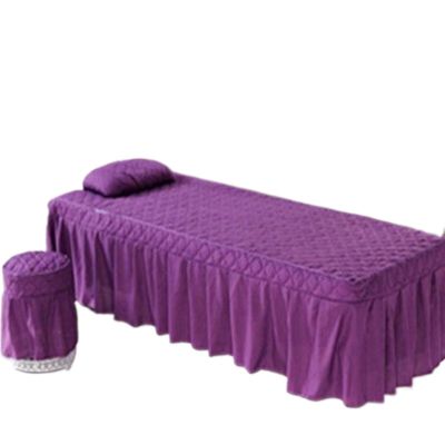 LHSJYG beauty bed cover Beauty Bed Cover Massage Massage Therapy Diagnosis Bed Sheet Cover Opening Fumigation Foot Bath Bed Cover(1-02,185x70cm)