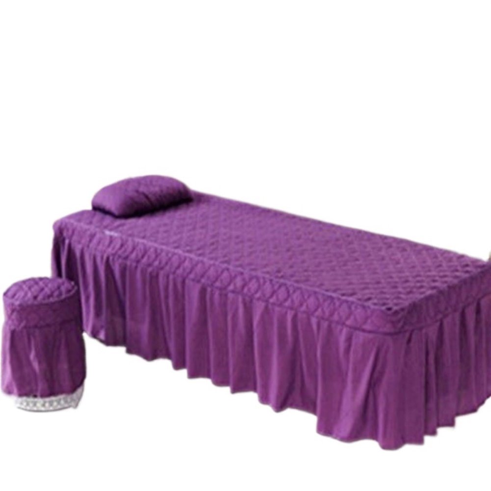 LHSJYG beauty bed cover Beauty Bed Cover Massage Massage Therapy Diagnosis Bed Sheet Cover Opening Fumigation Foot Bath Bed Cover(1-02,185x70cm)