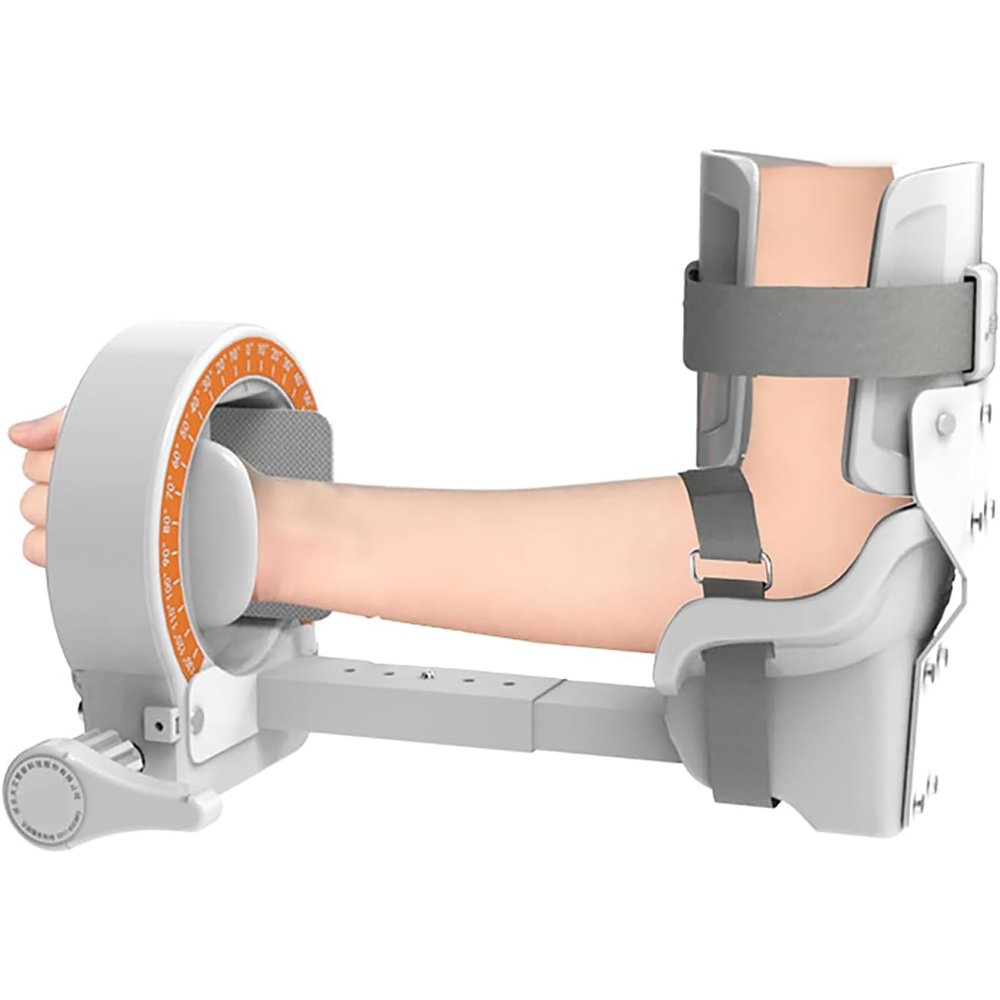 McbeAn Stretching Rehabilitation Trainer, Manual Elbow Joint Rehabilitation Device With Angle Ruler, Adjustable Angle 0 - 120, for Flexion and Extension Of Wrist Elbow Function Exercise