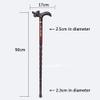 Wooden Walking Sticks for Men & Women - Dragon Head Solid Wood Cane Walking Stick with Rubber Tip - Traditional Style Mobility Aid for Elderly view 2