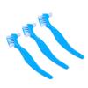 BCOATH 2sets Portable Cleaning Brush Gentle Tuft for False Toothbrush Slip Handle for Home Use 3pcs*2 view 4