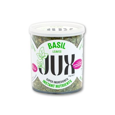 JUX Freeze-Dried Basil | 100% Natural & Nutrient-Rich | Rehydrates Instantly for Cooking, Sauces & Garnishing | Long Shelf Life | Equals 40 Packets of Fresh Basil | No Additives, Vegan