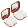 ORFOFE 2sets Case Mirror and Compact Holder for Daily Use for Girls and Travel Storage Organizer for Easy Carrying view 1