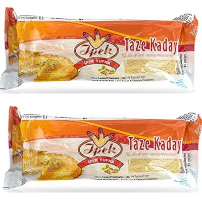 Ipek Pastry Threads Kadayif Dubai Chocolate Pastry Fresh Kadaifi 500 Gram x 2 Packs by Pufai Grocery