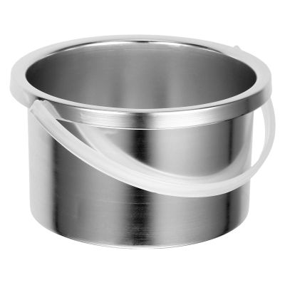 FRCOLOR Wax Warmer Replacement Container 500ml Capacity Metal Inner Pot Silicone Handle Designed for Home and Professional Hair Removal High-temperature Resistant