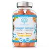 Collagen Complex - 60 Natural Orange Flavour Chewable Yummy Gummies - One a Day 500mg Bovine Collagen, Biotin, Vitamin C, Selenium, Vits B6 and B12  Healthy Skin and Hair for Men and Women  UK Made view 1