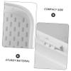 BCOATH 3pcs Soak Retainer Case for Daily Use Denture Container Portable Retainer Case for Travel Denture Box Storage Accessories for Bath view 2