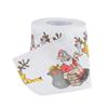 Santa Claus Toilet Paper Christmas Toilet Paper Santa Claus Printed Toilet Paper Roll Tissue Xmas Supplies for Bathroom Decor Festive Party Decor Novelty Gifts view 1