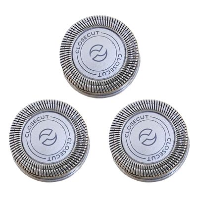 HQ4 3pcs Shaver Replacement Shaver Heads Electric for Philips PQ182 206 226190YQ6008 6308 Shaving Blades Stainless Steel Cutting Heads