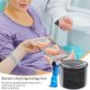 Denture Holder Case, Denture Soaking Container with Strainer Basket, Denture Cup for Travel Cleaning, False Teeth Container, Teeth Aligner Case view 3