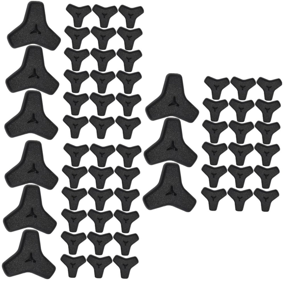 Healeved 60pairs Silicone Glasses Retainer Non-slip Ear Hooks Prevent Slippage Comfortable Fit for Eyewear Replaceable Eyeglass Grips for Daily Use
