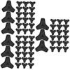 Healeved 60pairs Silicone Glasses Retainer Non-slip Ear Hooks Prevent Slippage Comfortable Fit for Eyewear Replaceable Eyeglass Grips for Daily Use view 1