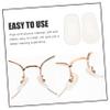Healeved 60pairs Silicone Glasses Nose Pads Supple Nose Pads for Glasses Support for Optical Repair Parts and Supplies Use While Wearing view 2