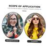 Healeved 60pairs Silicone Glasses Nose Pads Supple Nose Pads for Glasses Support for Optical Repair Parts and Supplies Use While Wearing view 3