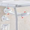 Wall Mounted Folding Shower Seat Bath For Elderly/Disabled - Foldable Anti-Slip Shower Stool Chair with Legs in - Shower Seat Stool view 2