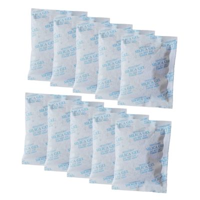 FUNOMOCYA 50pcs Silica Gel Packs Desiccant Sachets for Moisture Control Corrosion Prevention Safe for Clothing