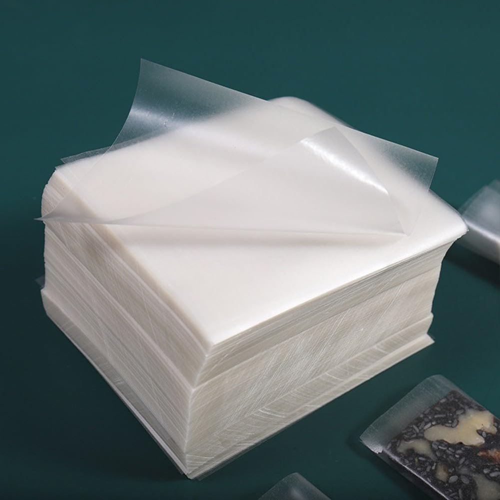 ReachMall 500 Sheets Edible Glutinous Rice Paper, Rice Paper Edible, Nougat Paper, Handmade Edible Rice Paper, For Candies, Sweets, Treats, For Christmas