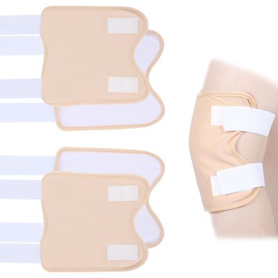 4 Pcs Castor Oil Pack Wrap Kit Knee, Castor Oil Pack Wrap Kit Organic Cotton, Castor Oil Wrap Knee, Castor Caster Oil Packs, for Relief Knees Legs Arms Calf Pain Sleep Aid