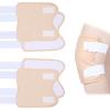 4 Pcs Castor Oil Pack Wrap Kit Knee, Castor Oil Pack Wrap Kit Organic Cotton, Castor Oil Wrap Knee, Castor Caster Oil Packs, for Relief Knees Legs Arms Calf Pain Sleep Aid view 1