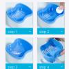 Denture Container Case for Travel - Denture Bath Case | Denture Cup Bath Box Case with Strainer Basket | Dentall Retainer Case Soaking Container Denture Cleaing Cup for Upper and Lower view 4