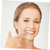 Didiseaon Ring Toothbrush 6pcs Mini Size Silicone Thumb Oral Cleaning Brush Travel Teeth Brush Set for Hiking and Daily Use in White, Light Grey, and Pink view 2