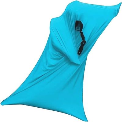 Sensory Body Sock for Adult, 65"x29" Full-Body Wrap Stretchy Body Sox to Relieve Stress for Adult with Autism, Anxiet(Hellblau,M)