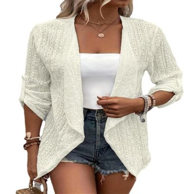 and Winter New Long Sleeve Loose Cardigan Top Women's Knitted Jacket-Apricot-5XL