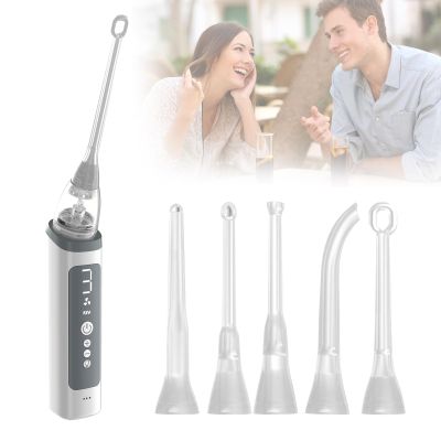 CHSUFBTY Electronic Tonsil Stone Remover Vacuum,5 In 1 Tonsil Stone Removal Kit, 3 Modes Tonsil Stone Cleaner Instant Suction Tool, Easy To Use, Fresh Breath, Mouth Cleaning Oral Care(NASA009)