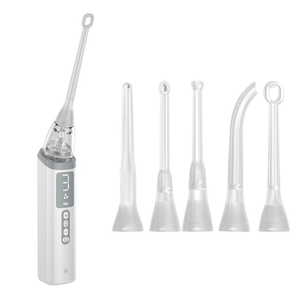 CHSUFBTY Electric Tonsil Stone Remover Tonsil Stone Removal Kit Vacuum With Irrigation Syringe Instant Suction Tonsil Stone Removal(NASA008)