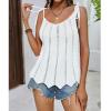 Summer new women's clothing ladies' blouse tie sweater small vest - rose red - L view 3