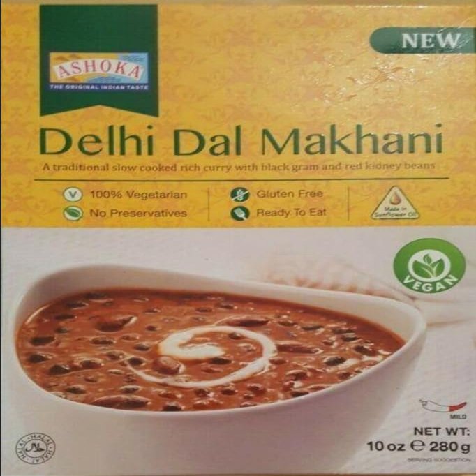 FreshCart Basics Ashoka Ready To Eat Dal Makhani - Rich & Creamy Indian Lentil Curry, 280g - Convenient, Flavorful, and Authentic (Pack of 1)