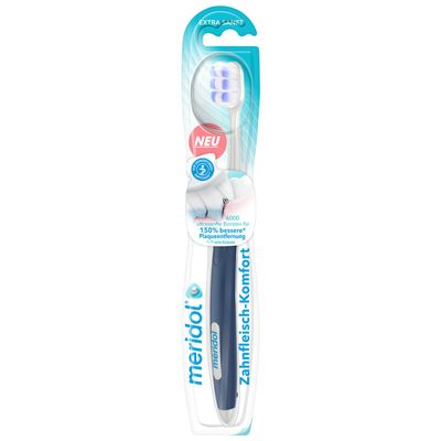 meridol Gum Comfort Brush Extra Gentle Deep Cleaning of Interdental Spaces Flexible Toothbrush Neck to Reduce Pressure Scientifically Proven