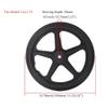 141.75 Wheelchair Rear Wheel Replacement, 1 Pair of 14inch Wheelchair Wheels, Solid Tires for Manual Wheelchairs, Walkers, Bearing: 12.7mm (1/2") view 3