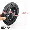 1 Pair of 10inch Power Wheelchair Front Wheels, 101.50 Solid Tires, Wheelchair Wheels, Bearing: 12mm, Wheelchair Walker Replacement Parts view 3