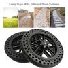 1 Pair of 10inch Power Wheelchair Front Wheels, 101.50 Solid Tires, Wheelchair Wheels, Bearing: 12mm, Wheelchair Walker Replacement Parts view 4
