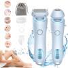 Duskofficial Razor, The Glide Pro 3.0, Dusk Official Electric Razor, Dusk Official Shaver, Wet and Dry, for Leg Arm Underarm Pubic Area (Blue) view 1