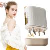 Scalp Massager, 2 in 1 Electric Head Massager Scalp Hair Massager Scalp for Hair Growth, Red Light Therapy Hair Oil Applicator Bottle Hair Oiling Applicator Brush for Hair Treatment Growth (White) view 1