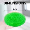 12Pcs Polypropylene Kitchen Scourers Non Scratch Multi-Colour Dish Scrubbers for Non Stick Cookware Reusable Mesh Cleaning Pads for Pots Pans Tough Stain Removal 9cm view 2
