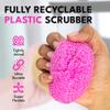 12Pcs Polypropylene Kitchen Scourers Non Scratch Multi-Colour Dish Scrubbers for Non Stick Cookware Reusable Mesh Cleaning Pads for Pots Pans Tough Stain Removal 9cm view 3