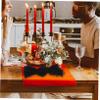 SOLUSTRE 6pcs Cloth Napkins Reusable Dinner Table Decoration Cotton and Linen Napkins Set for Home Dining Party view 3