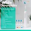 Oral B Compatible Toothbrush Head | 16 Pack | DentaDrift Electric Toothbrush Heads Compatible with Oral B Toothbrush Head | Enhanced Plaque Defense view 2