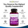 100% Pure Marine Collagen Capsules - 90 Capsules (Not Collagen Powder/Collagen Tablets) -3 Months Supply - Collagen Supplements for Women & Men - Type 1 Hydrolysed Collagen Peptides,by HALO Nutrition view 4