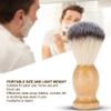 Synthetic Hair Shaving Brush For Men, Shaving Brush Portable Gentle with Superior Lather For Salon, Home and Travel Use view 3