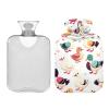 Colorful Ducks Hot Water Bottle with Soft Cover Bed Hand Feet Warmer Winter Gift Hot Water Bag for Pain Relief, 2 Liters view 2