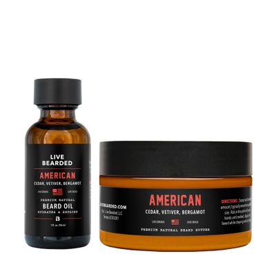 Beard Oil and Beard Butter Kit - The American