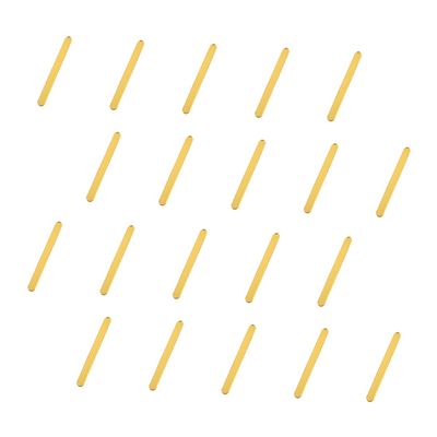 Reusable Golden Acrylic Craft Sticks for Children 20pcs Ice Cream