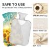 Bear Sunflower Happy Mother's Day Hot Water Bottle with Velvet Cover Hot Water Bag for Neck and Shoulder Pain Relief, 1L view 4