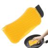 Silicone dish sponge, multifunctional dish brush, scrub brush, kitchen cleaning tool, scraper for easy cleaning and washing dishes view 1