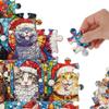 Happy Christmas Cats Advent Calendar Jigsaw Puzzle,Puzzle Advent Calendar 2024,Christmas Puzzle for Adults 1000 Pieces,Christmas Countdown Calendar 24 Days Jigsaw Puzzles,Gifts for Adults, Kids (Cat) view 3